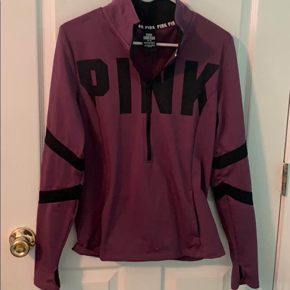 PINK women’s workout half zip